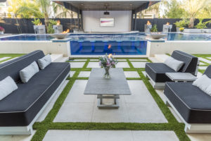 C & Builders luxury pool located in Morrison Ranch, Gilbert Arizona