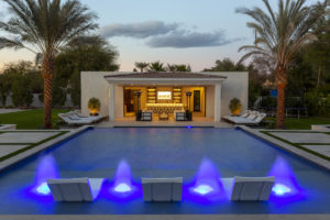 C & Builders infinity edge pool